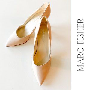 Women's Marc Fisher Nude Tuscany 2 Pumps / Heels Size 6 Like New Condition